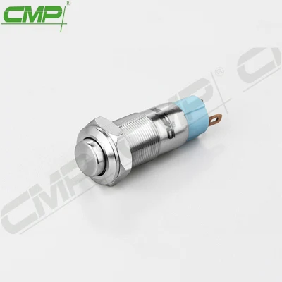 Botão de pressão CMP Metal Mini 1no Spst 10mm